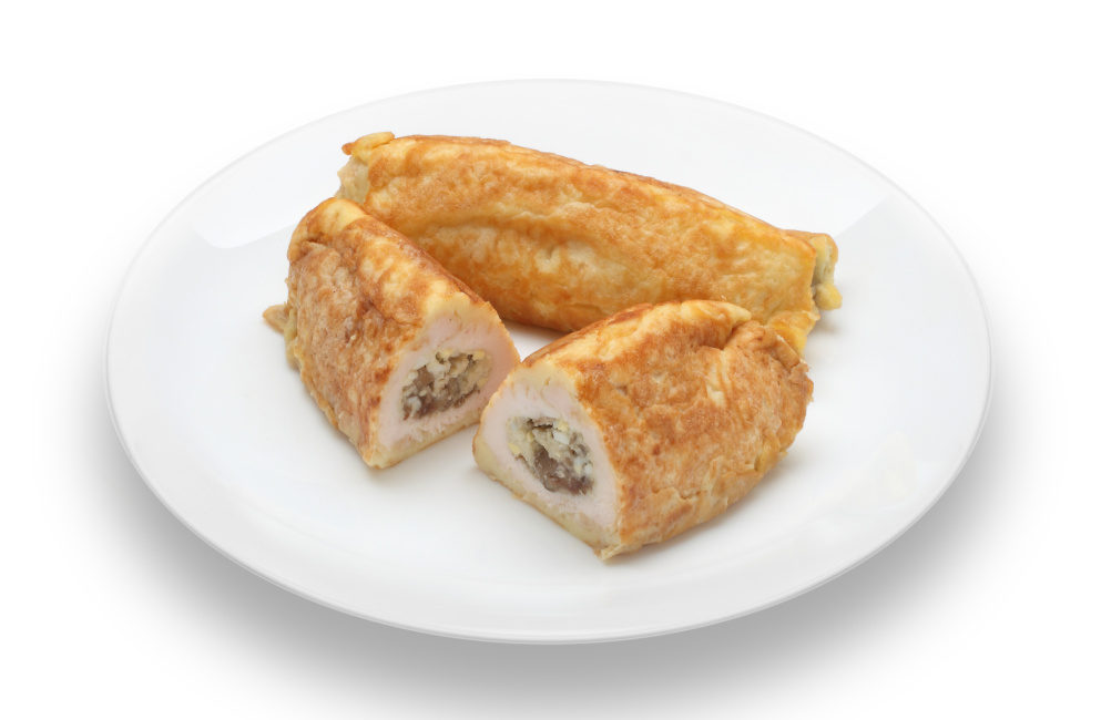 Куриные рулетики с грибами