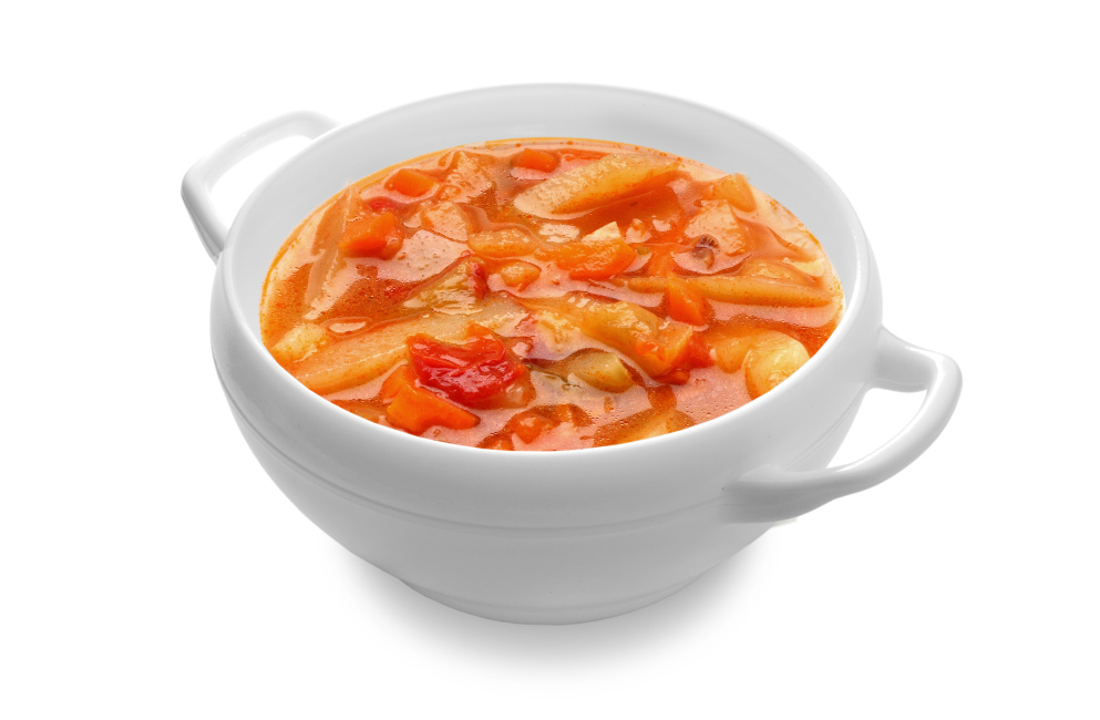 Овощной суп Лечо