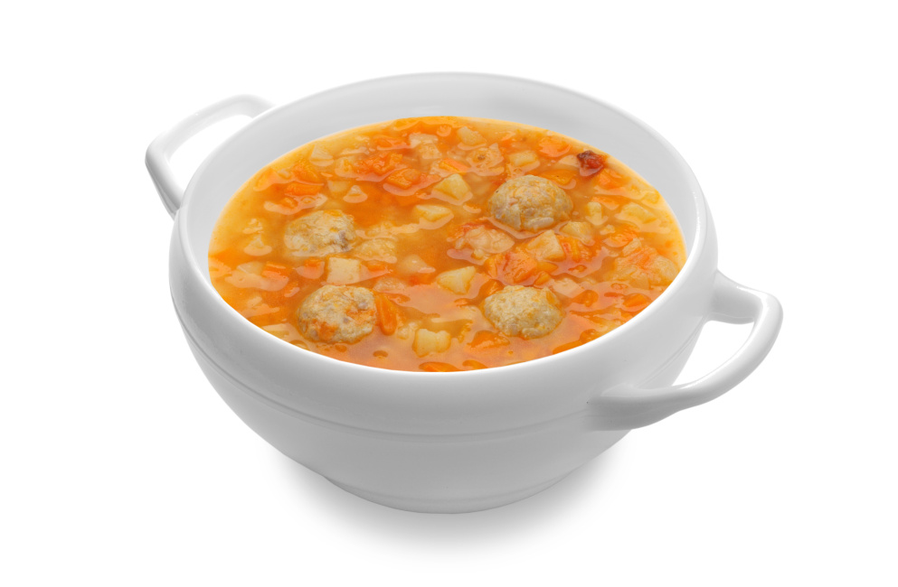 Куриный суп с фрикадельками